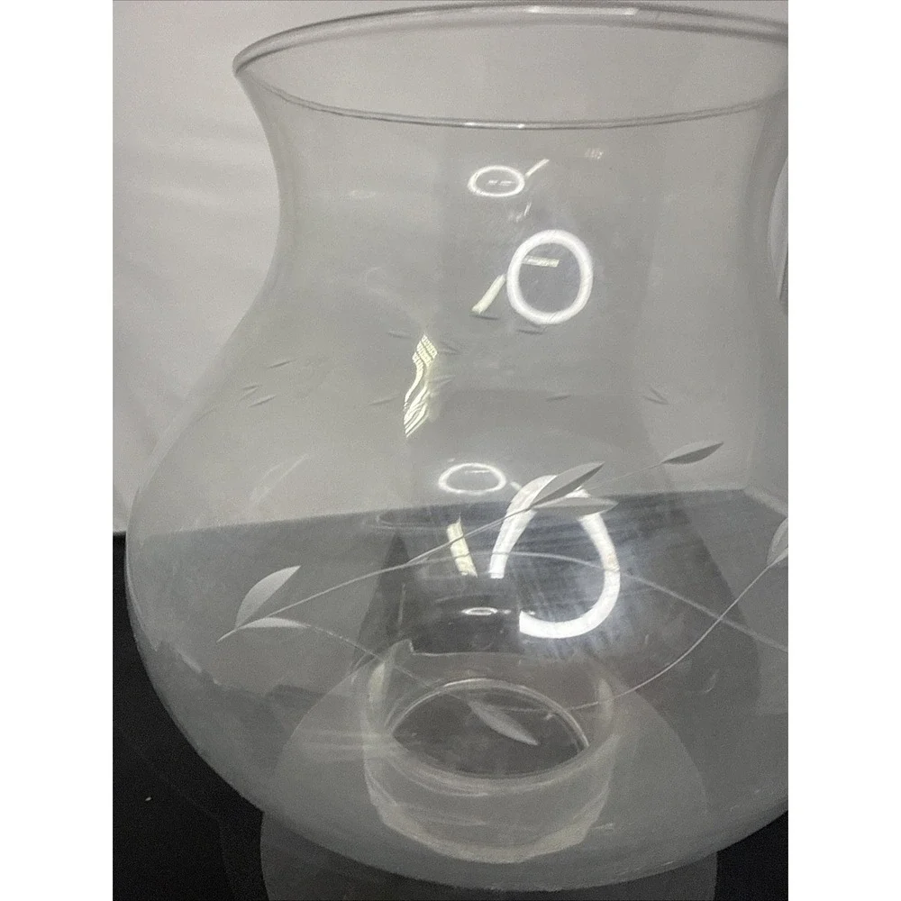 princess house crystal candlelamp number 390 floral